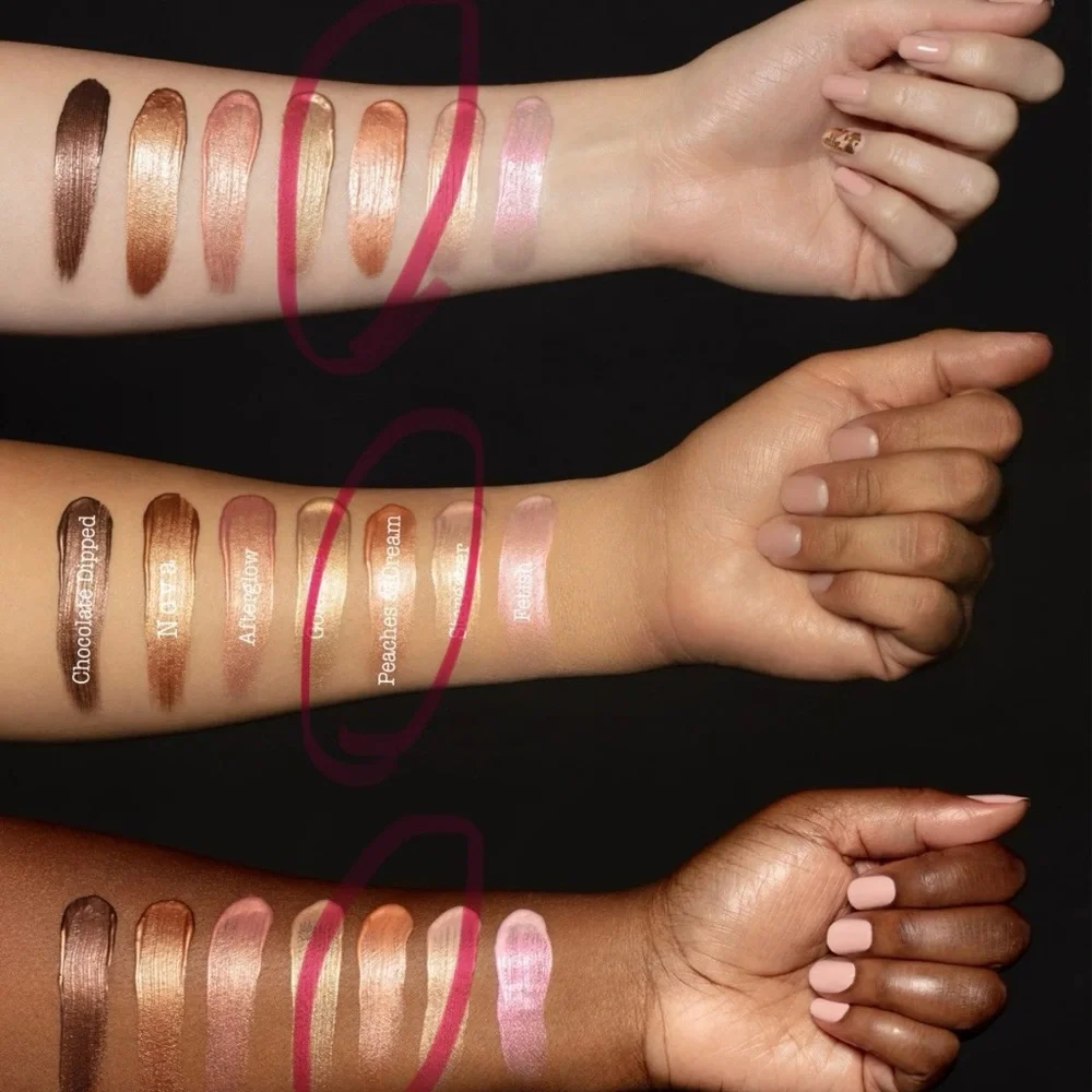 Melt Cosmetics Sex Foil Liquid Highlighter in Peaches & Cream 🍬 - Picture 2 of 2